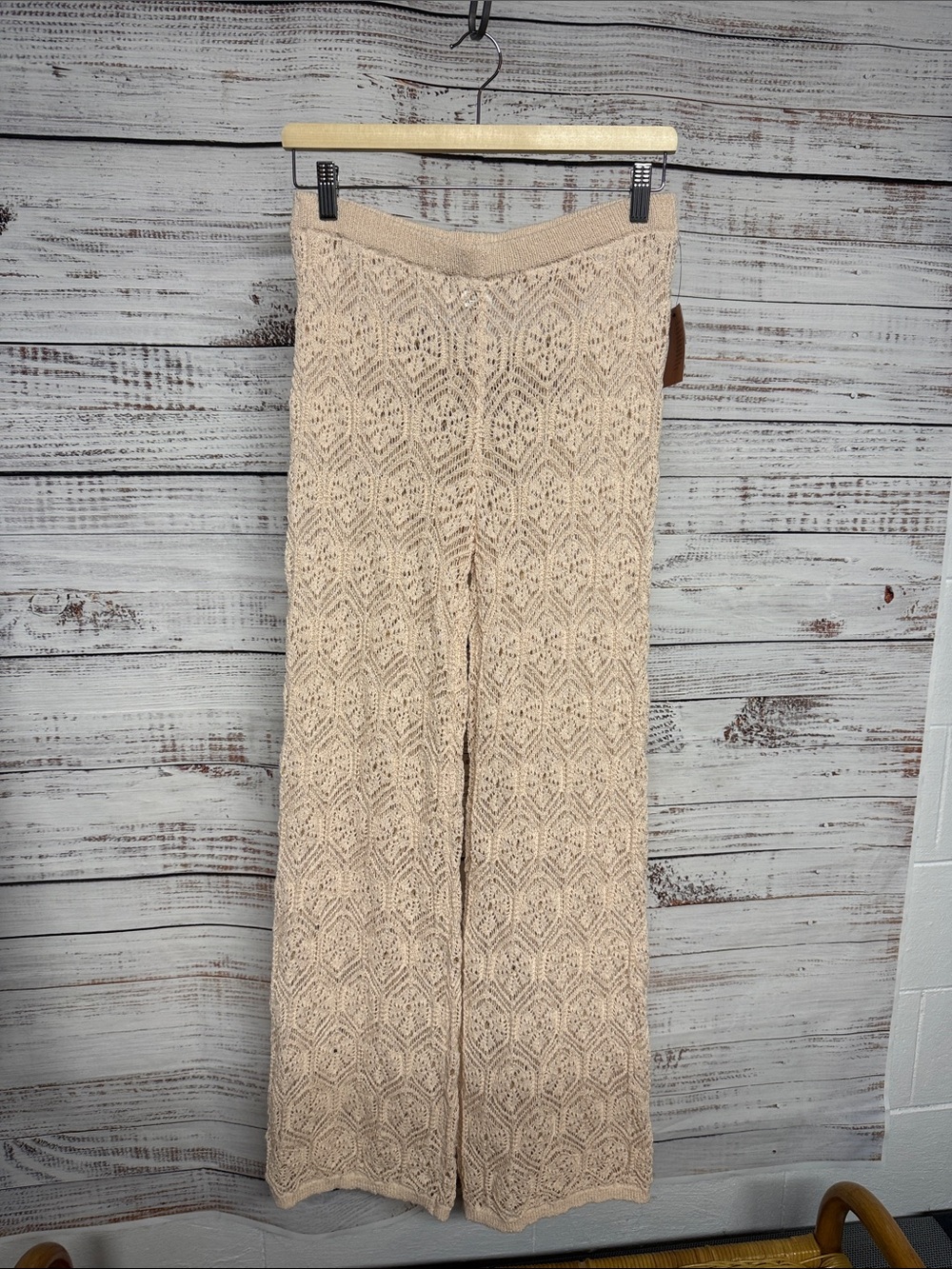 Shade & Shore Crochet Pants NEW